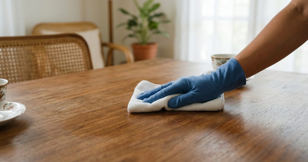 5 Kesalahan Sepele Saat Membersihkan Furnitur Kayu yang Bikin Lapuk Lebih Cepat